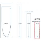 Porte zippée Réf. 42729 – (70 × 30 cm)